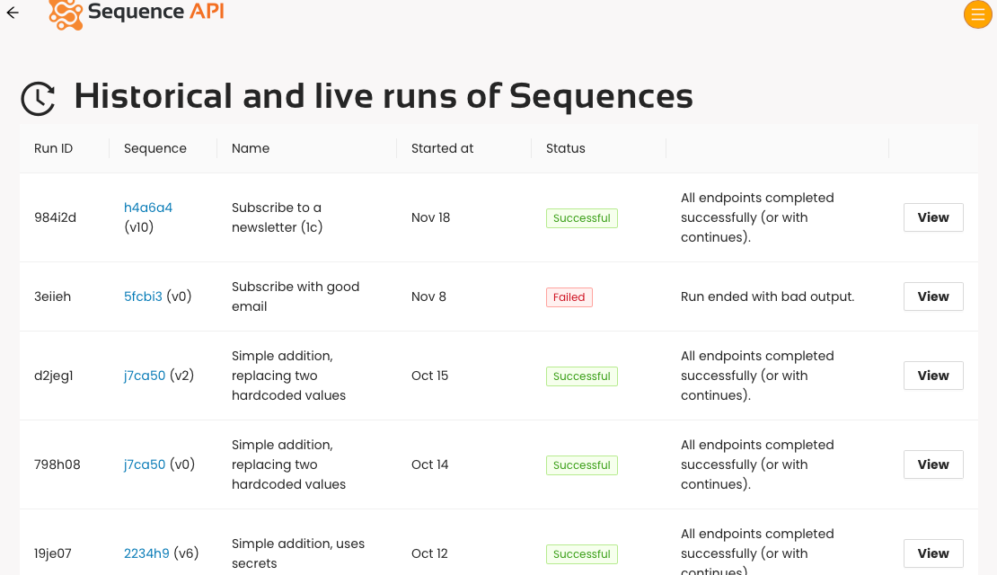 Running a Sequence (Part 1)